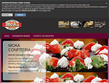 Tablet Screenshot of mokaconfiteria.com